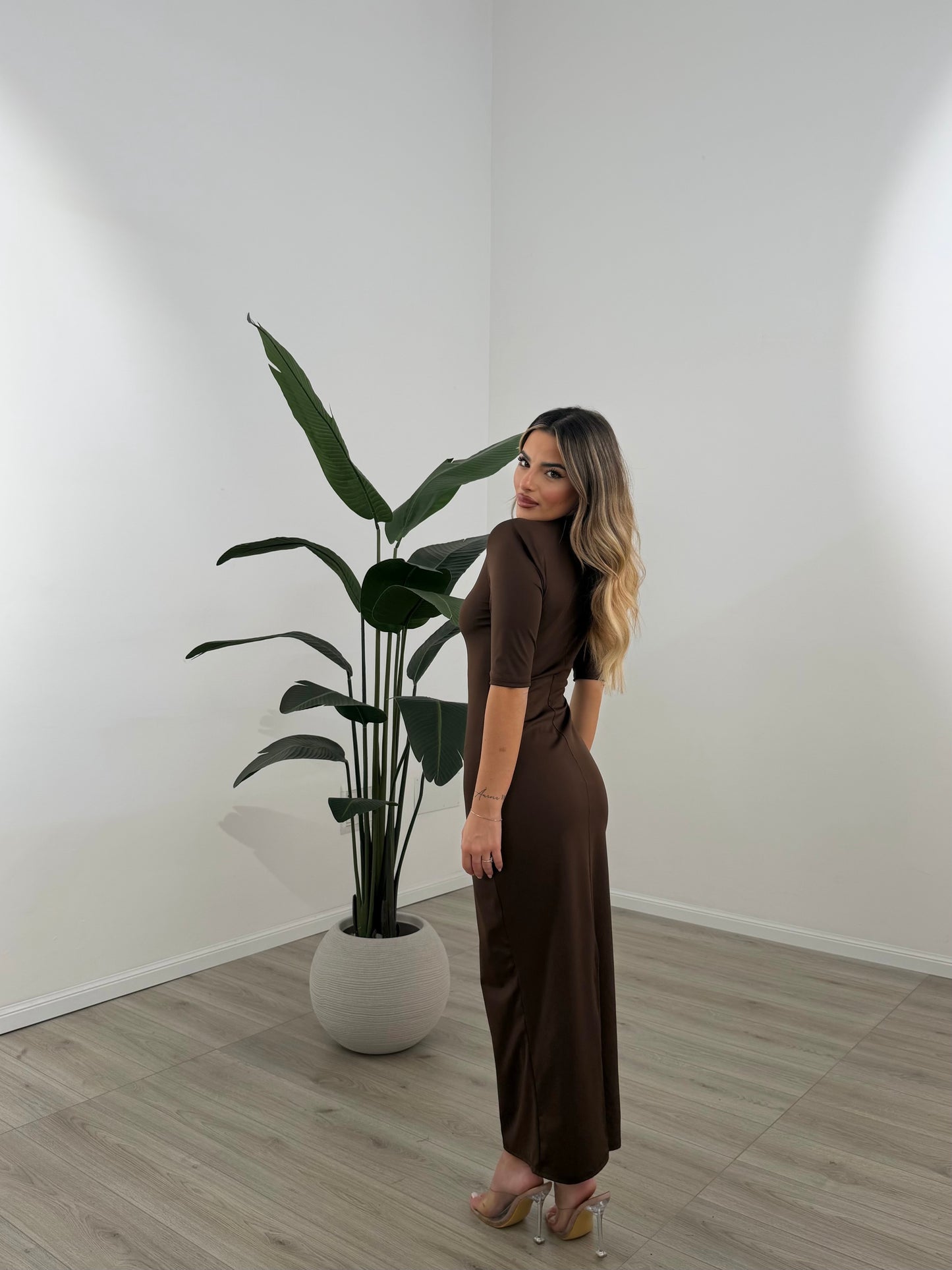 ABITO COURMY MARRONE