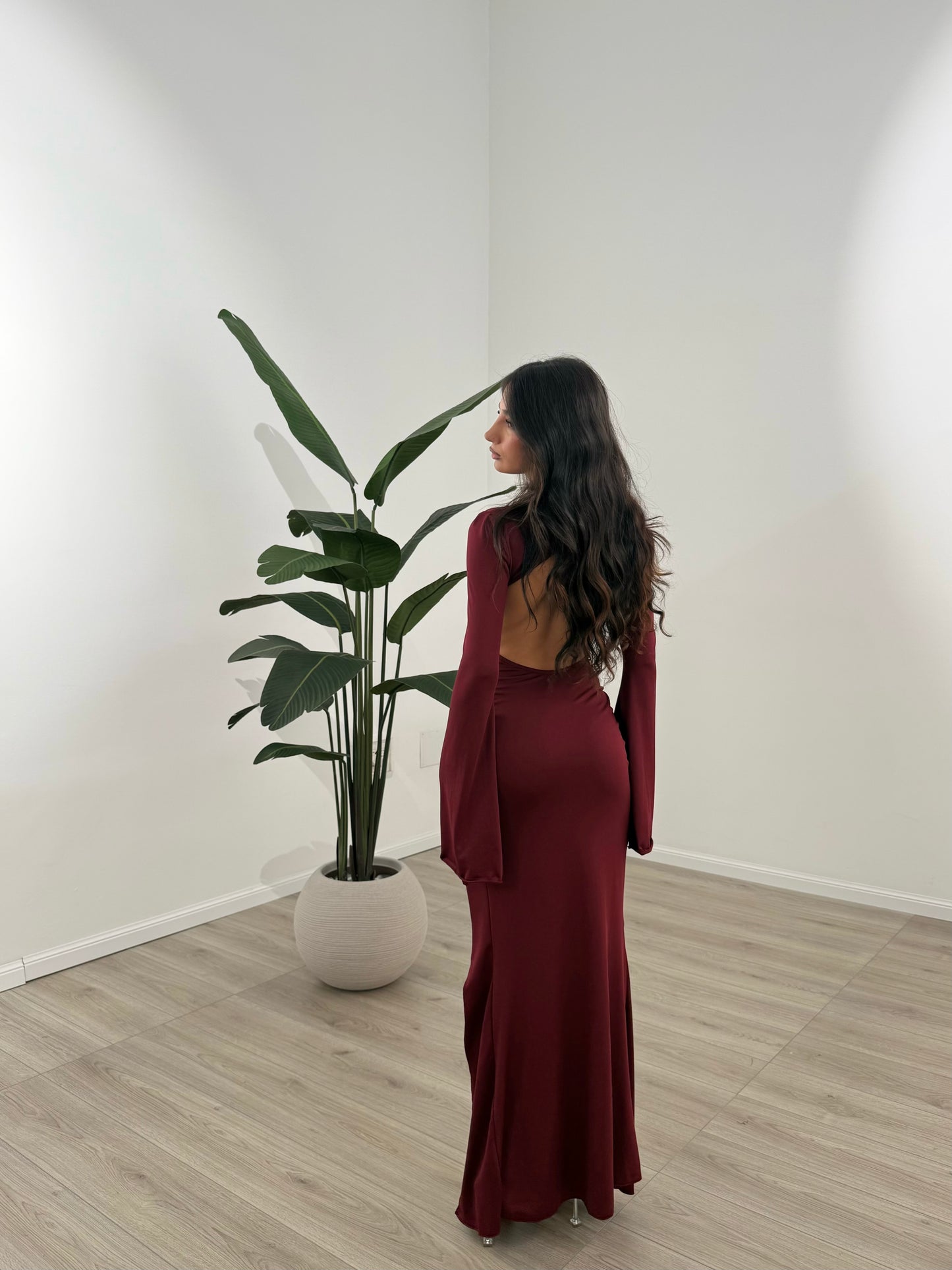 ABITO ROUND BORDEAUX