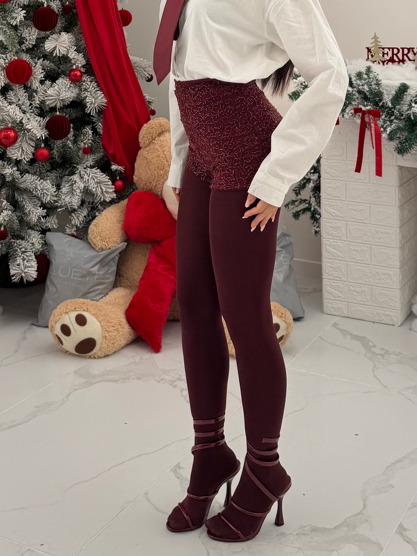 CALZE COPRENTI BORDEAUX