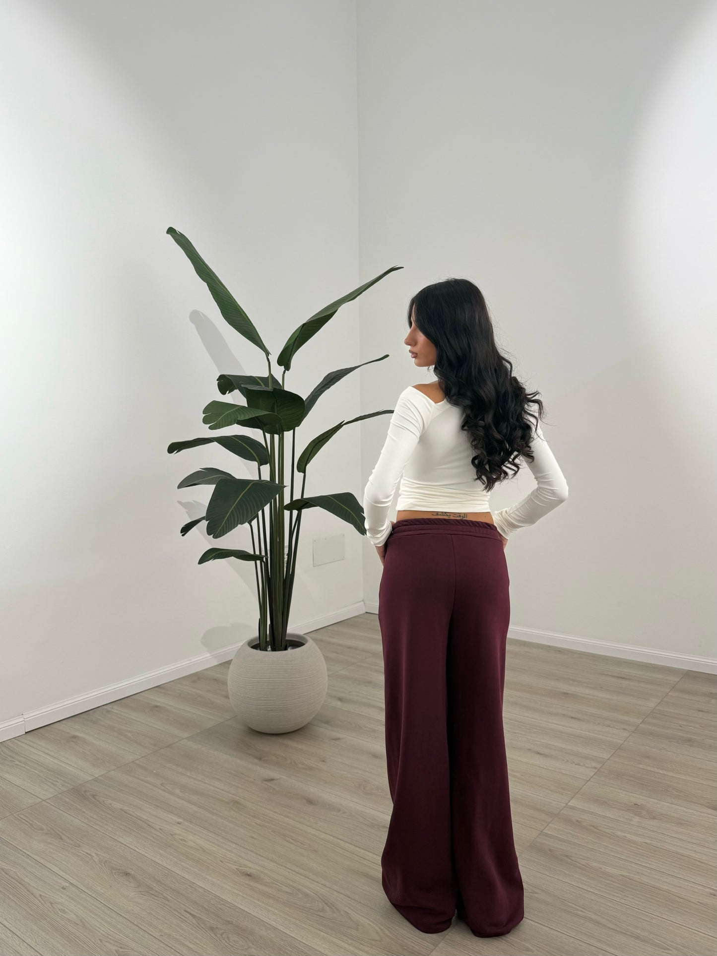 PANTALONE SOFT BORDEUAX