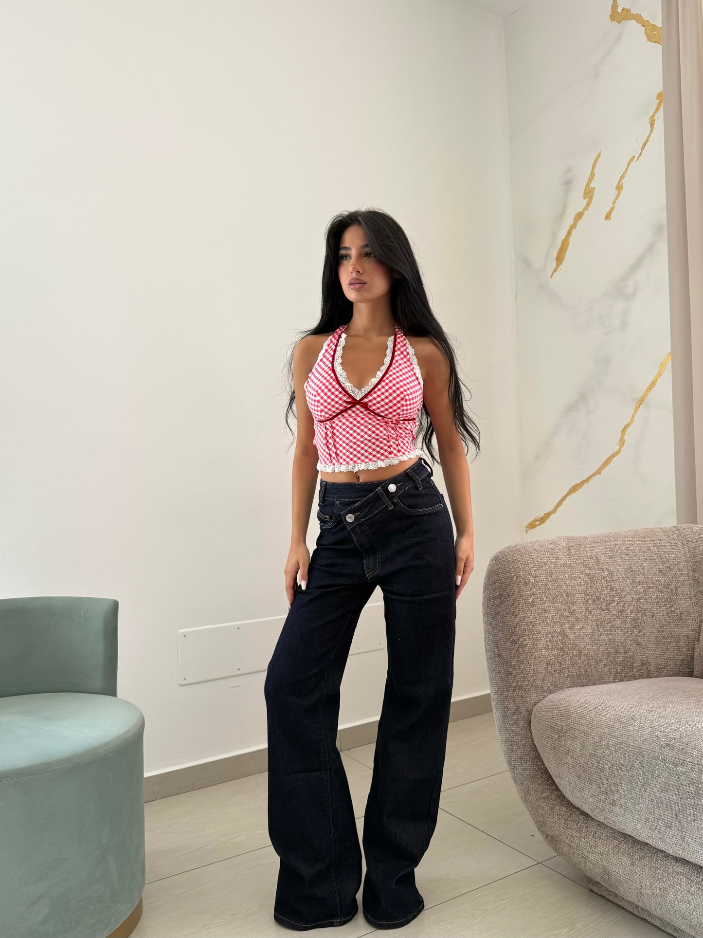 JEANS DOUBLE BLU SCURO