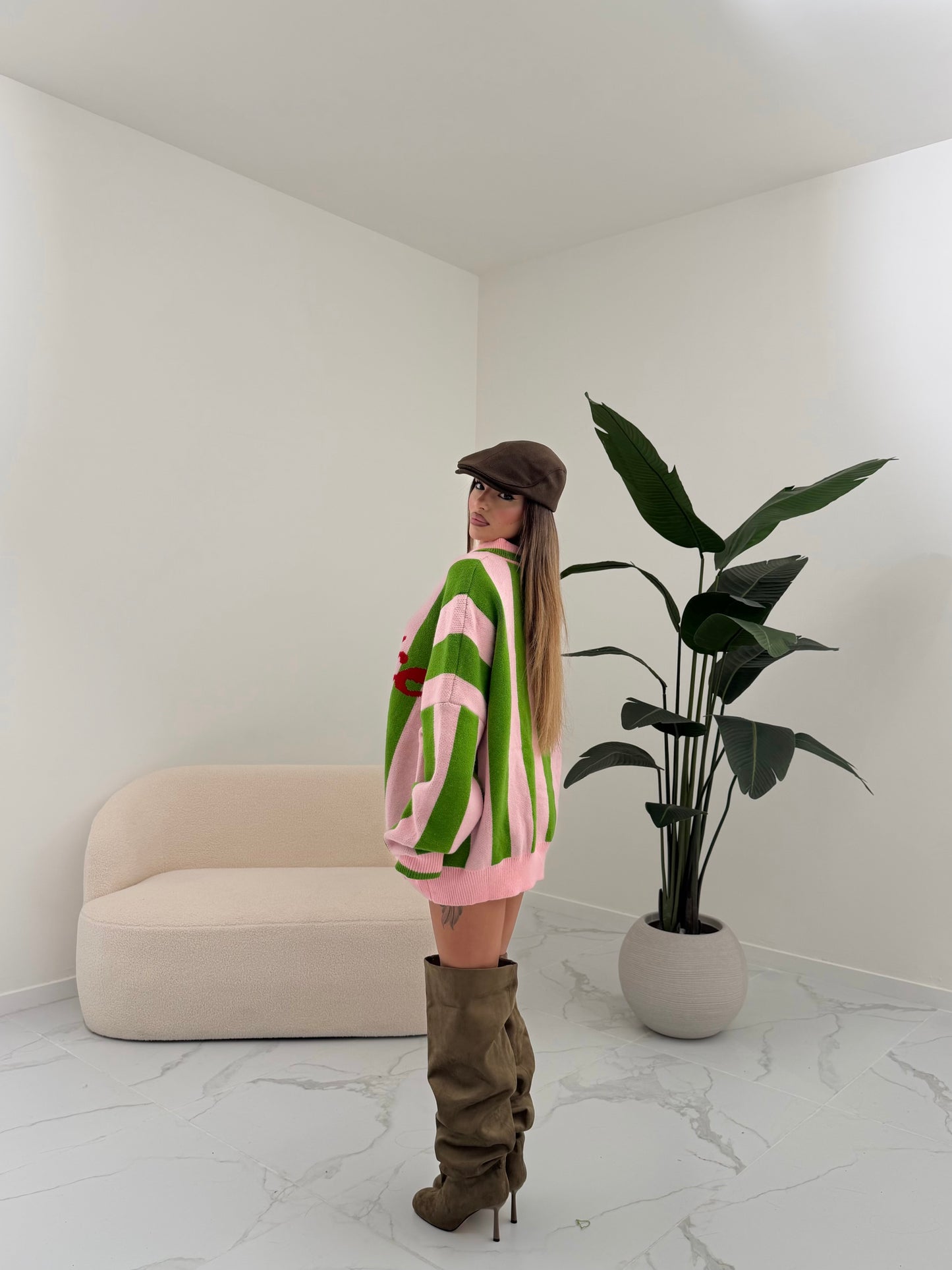 MAGLIONE OVER KETTY ROSA