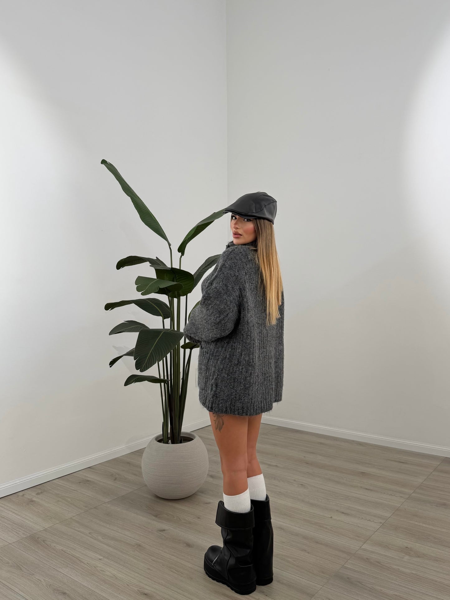 MAGLIONE LEYLA GRIGIO