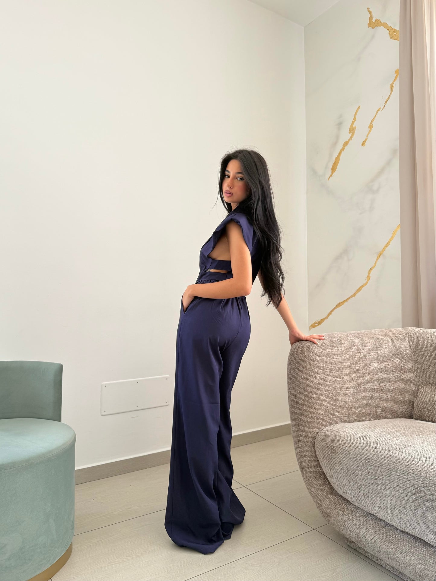 TAILLEUR TRIANGLE BLU