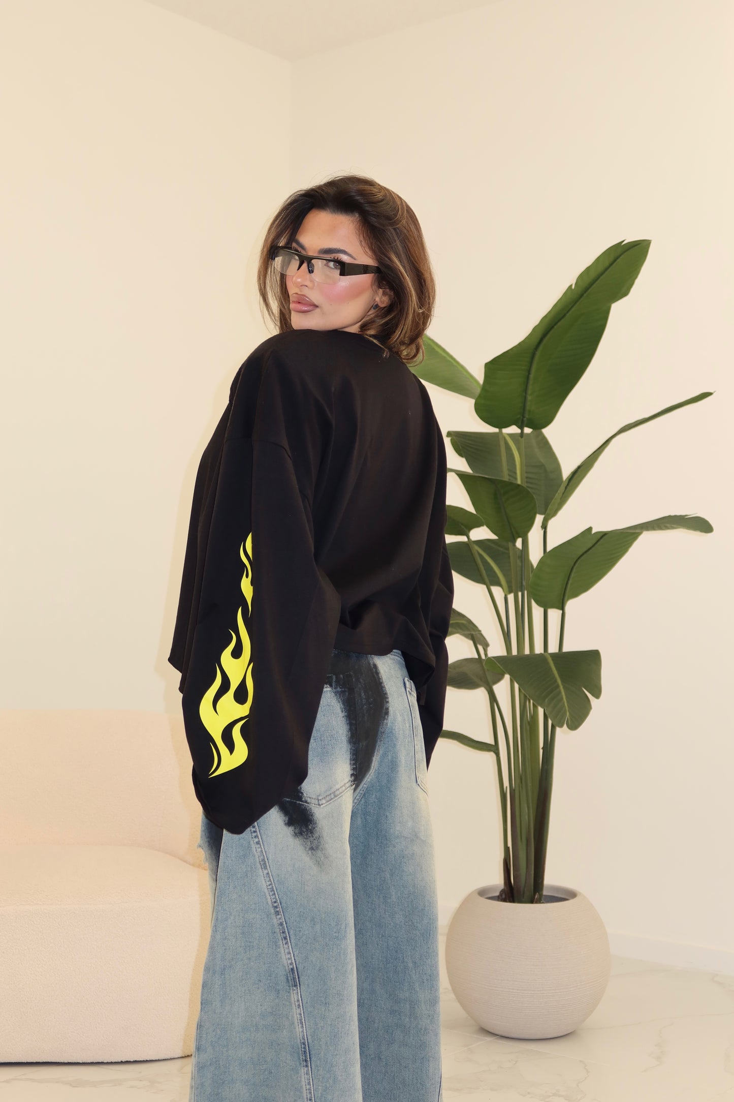 MAGLIA B&R FIRE NERA