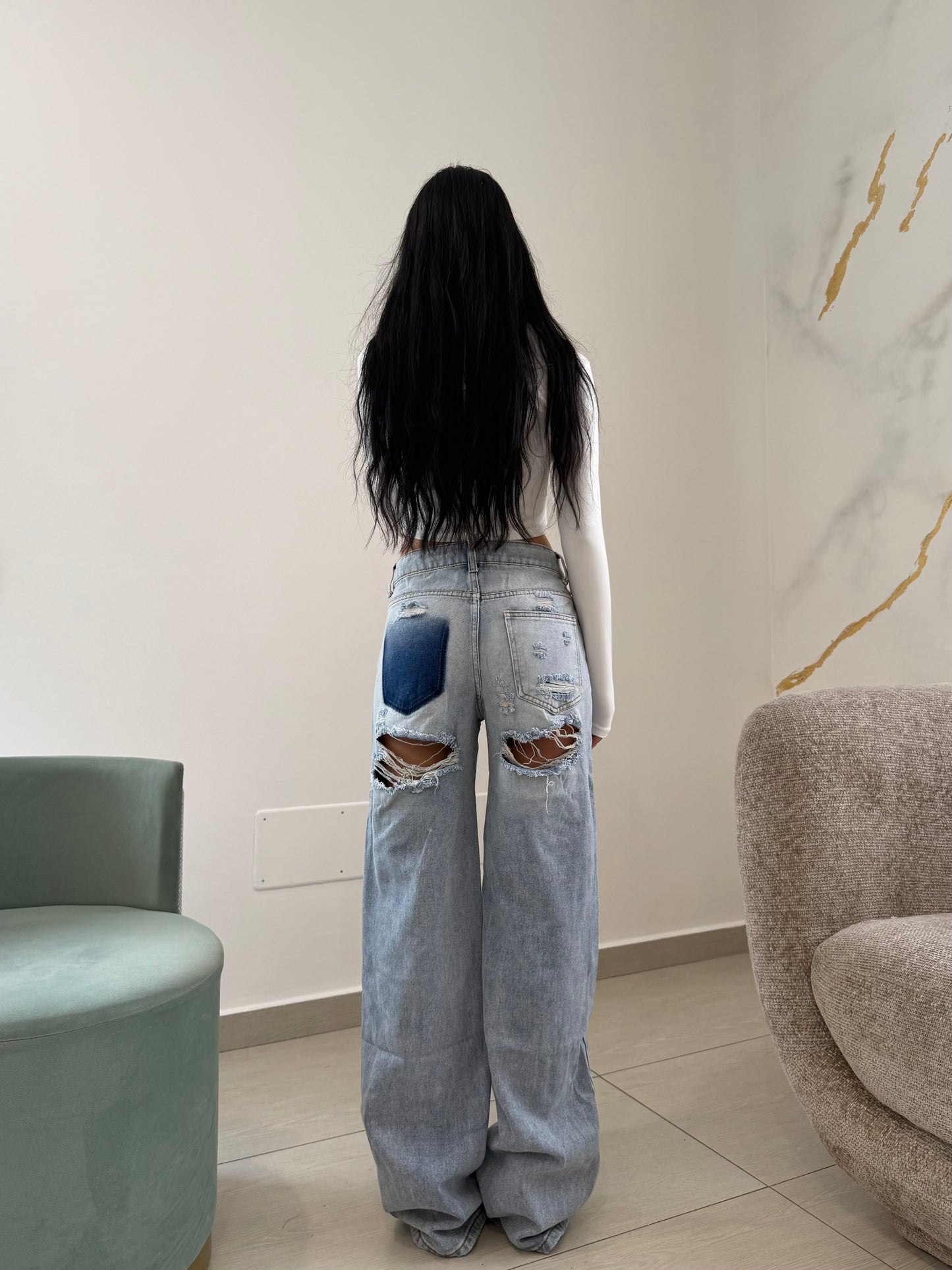 JEANS POCKET STRAIN