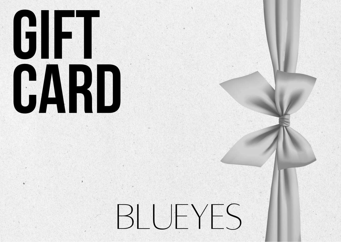 BLUEYES GIFT CARD
