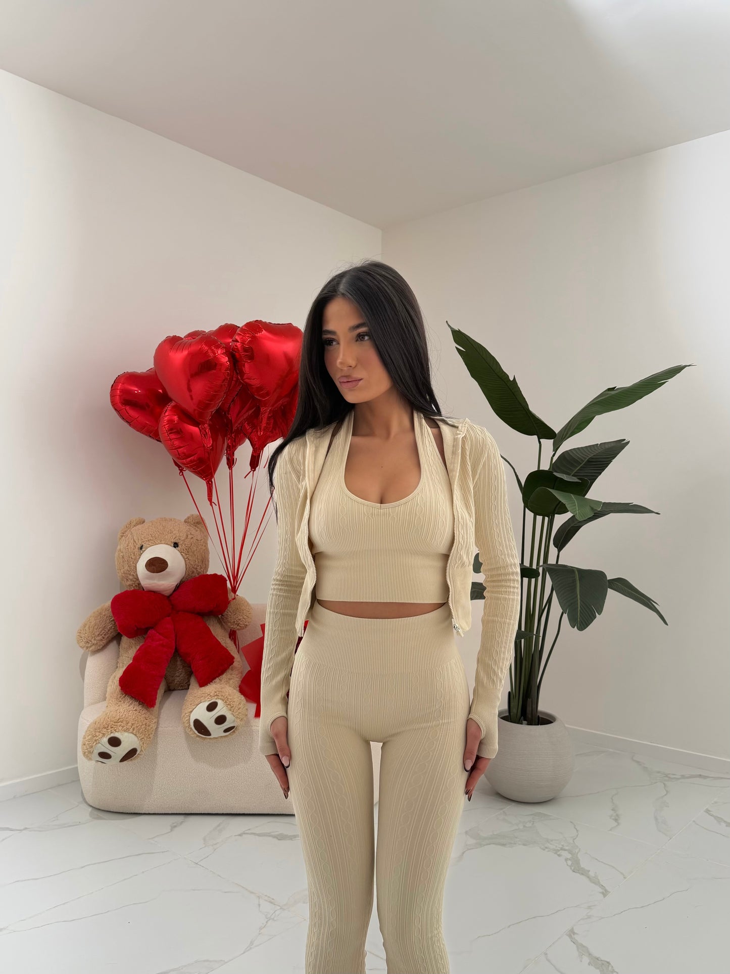 COORD SET COMFORT BEIGE