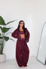 COORD SET FAVORITE BORDEAUX