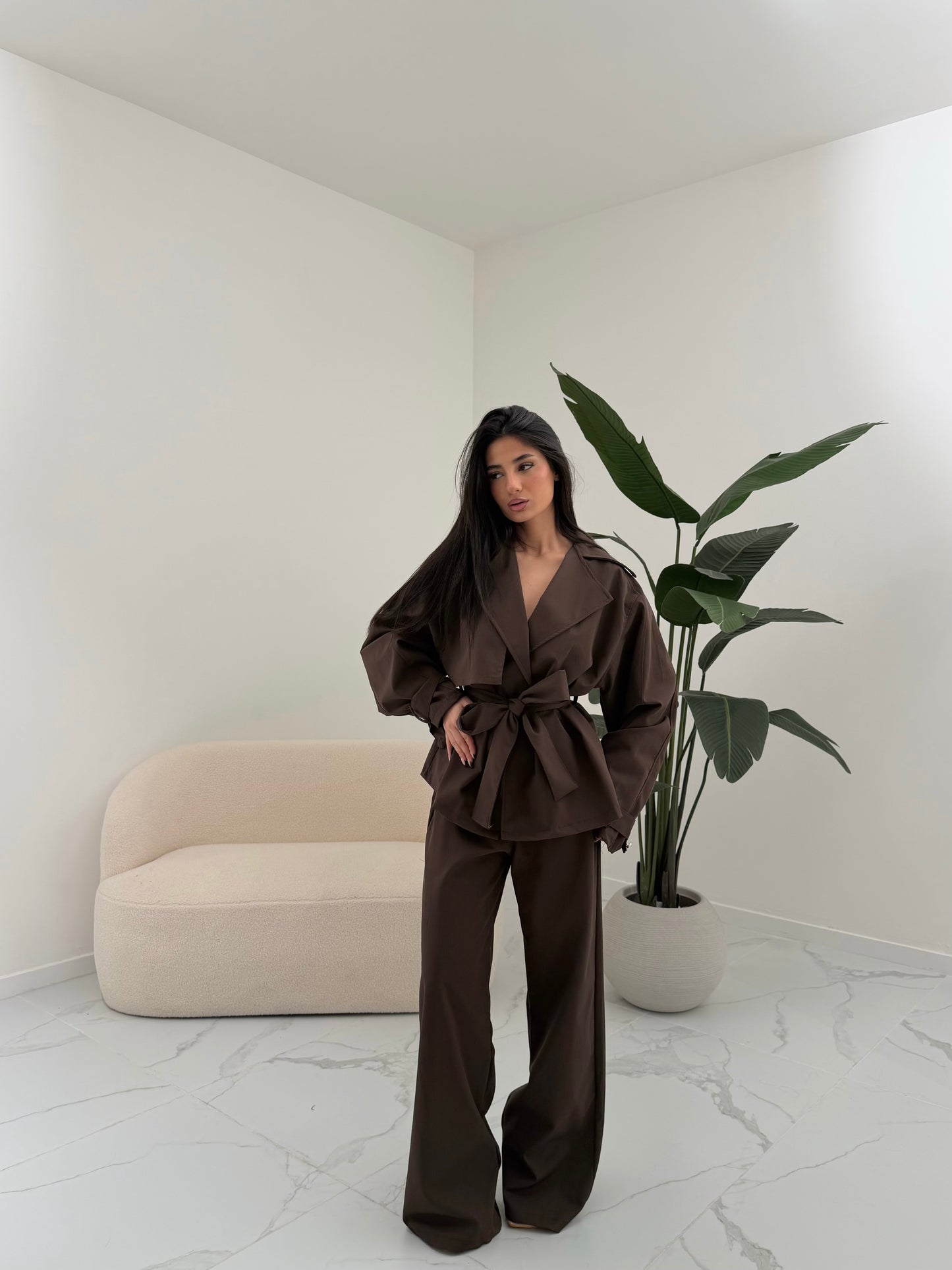 COORD SET HELL MARRONE