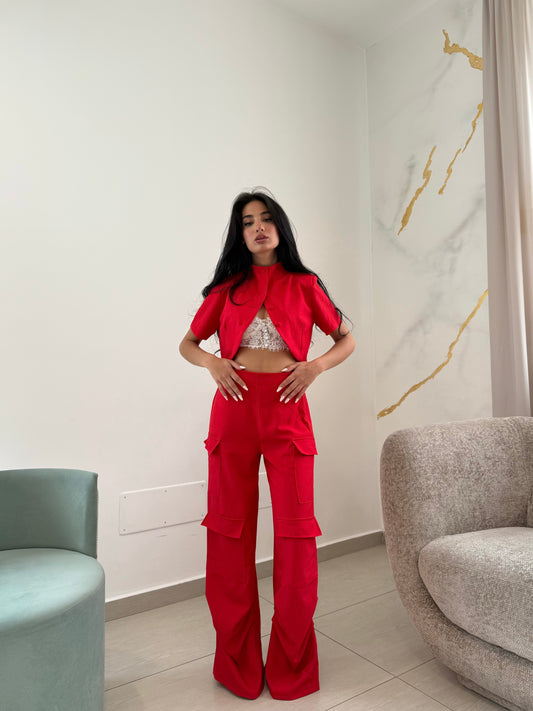 TAILLEUR YASMINE ROSSO