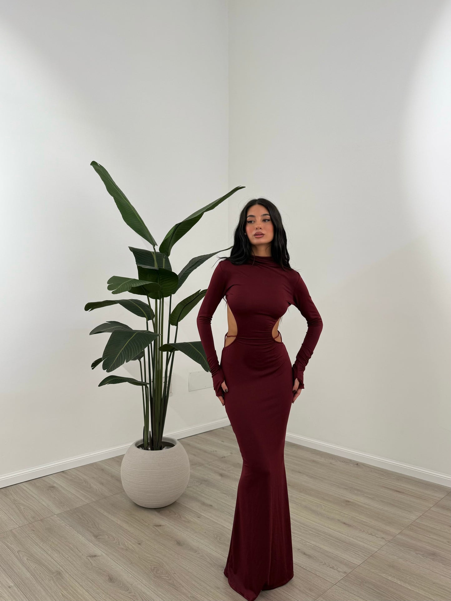 ABITO SPIDER BORDEAUX