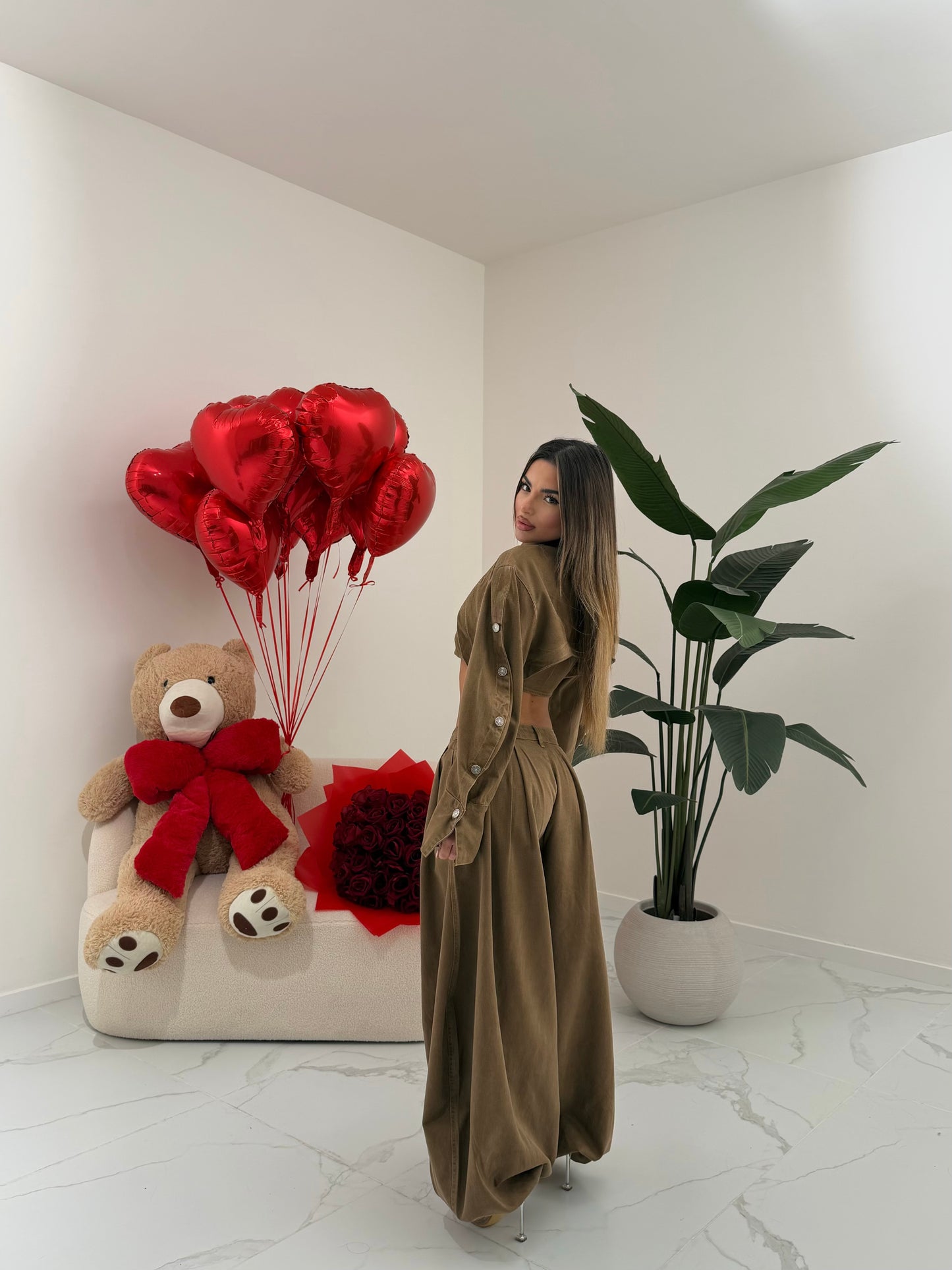 COORD SET AIRLINE MARRONE