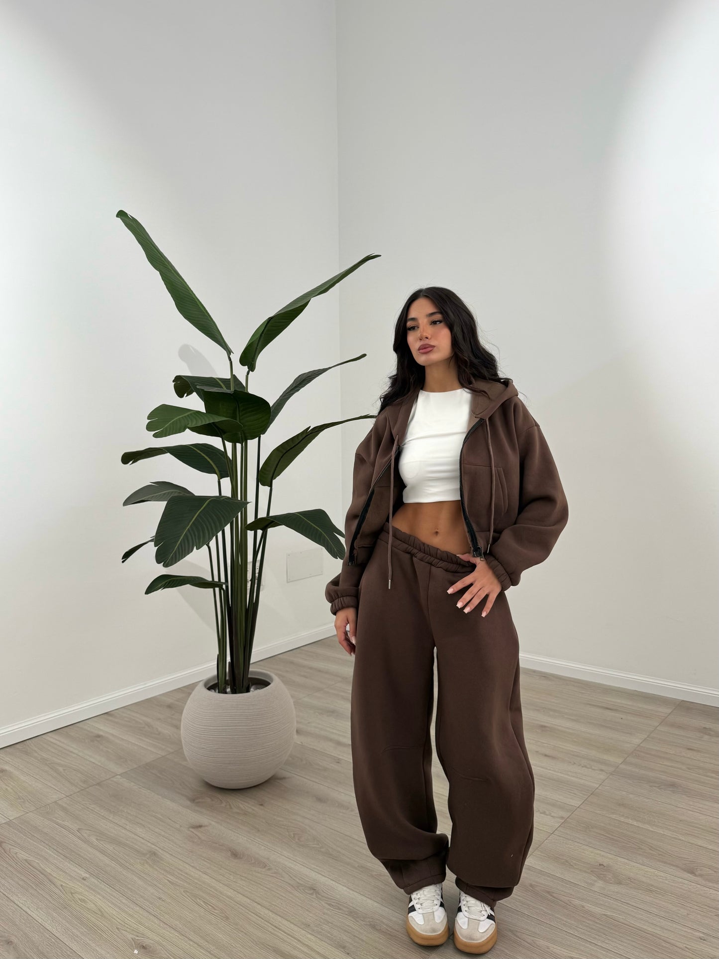 COORD SET WALK MARRONE