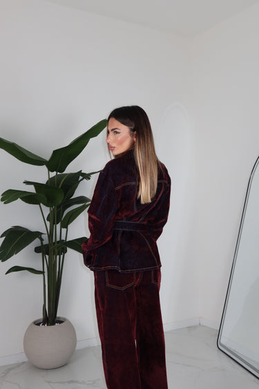 COORD SET MUSA BORDEAUX