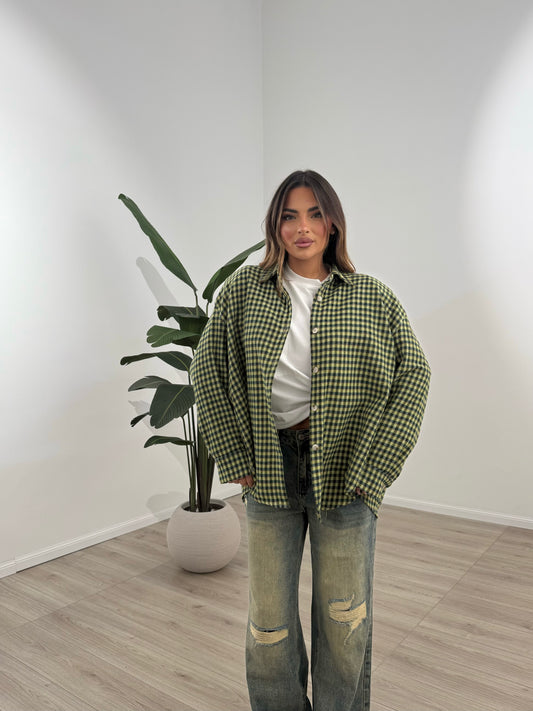 CAMICIA BLOCK VERDE