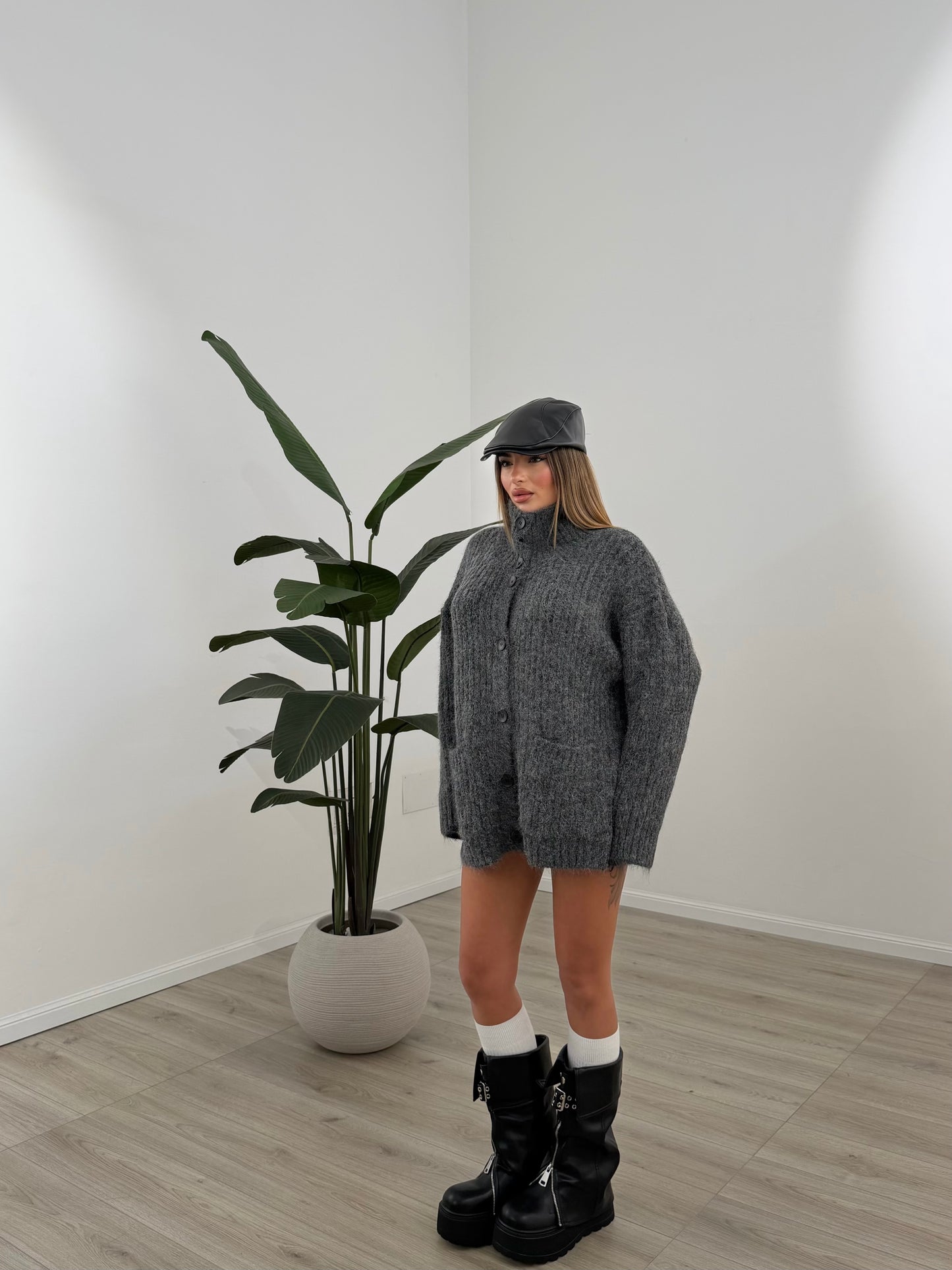 MAGLIONE LEYLA GRIGIO