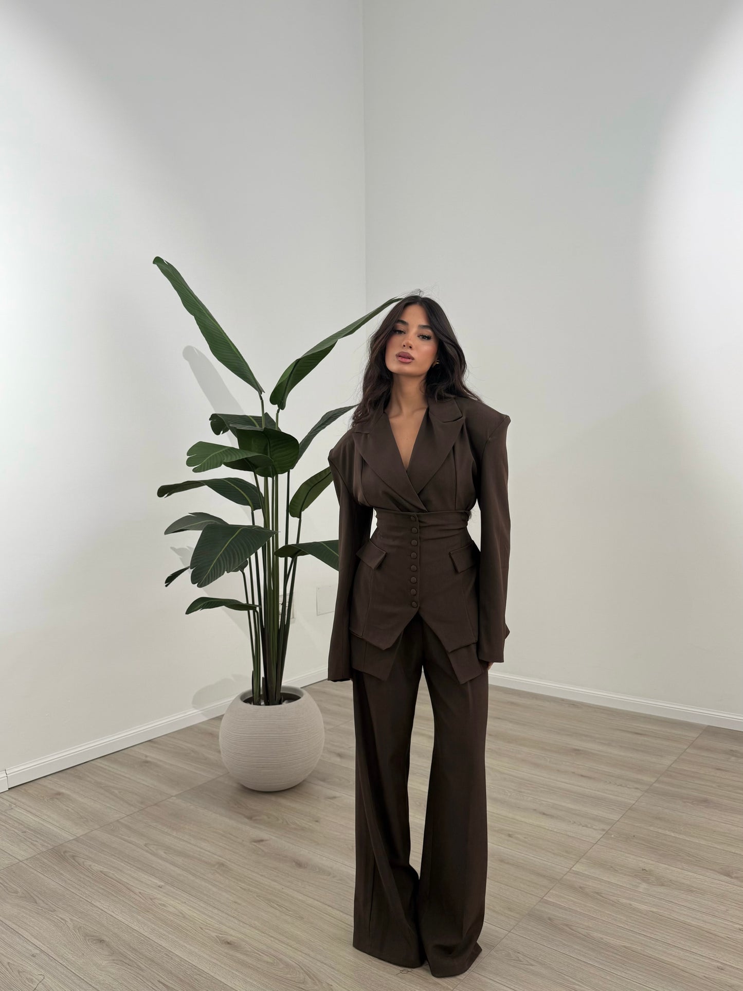 TAILLEUR HYPNOTIC MARRONE