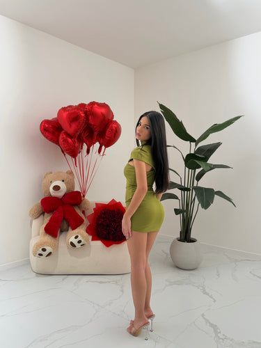 MINI DRESS VALENTINE VERDE