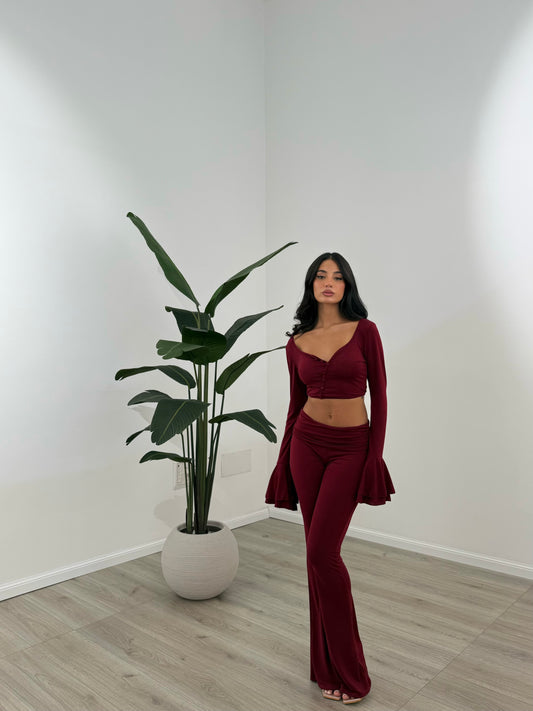 COORD SET MAYRA BORDEAUX