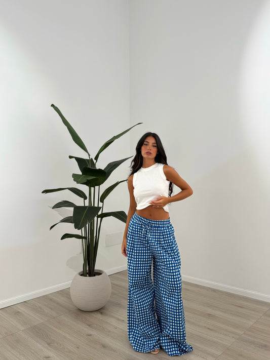 PANTALONE LITTLESQUARE BLU
