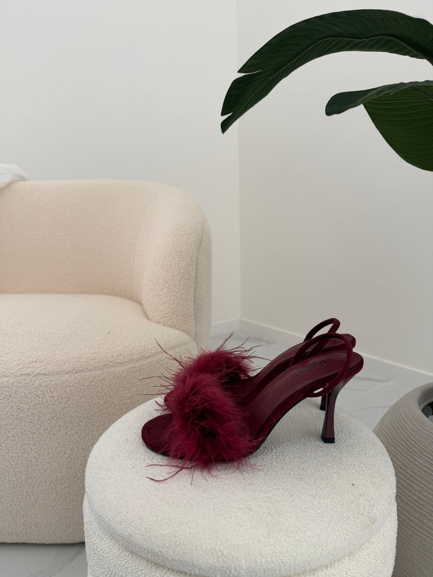 SANDALO PLUME BORDEAUX