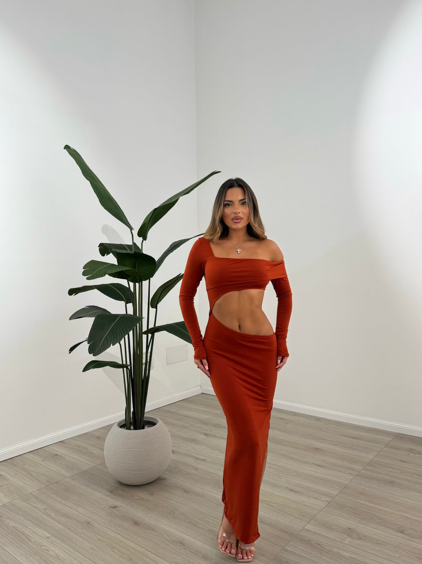 ABITO ELISABETTA RUGGINE