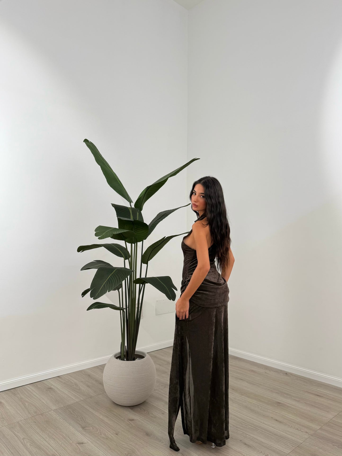 ABITO MARGOT MARRONE