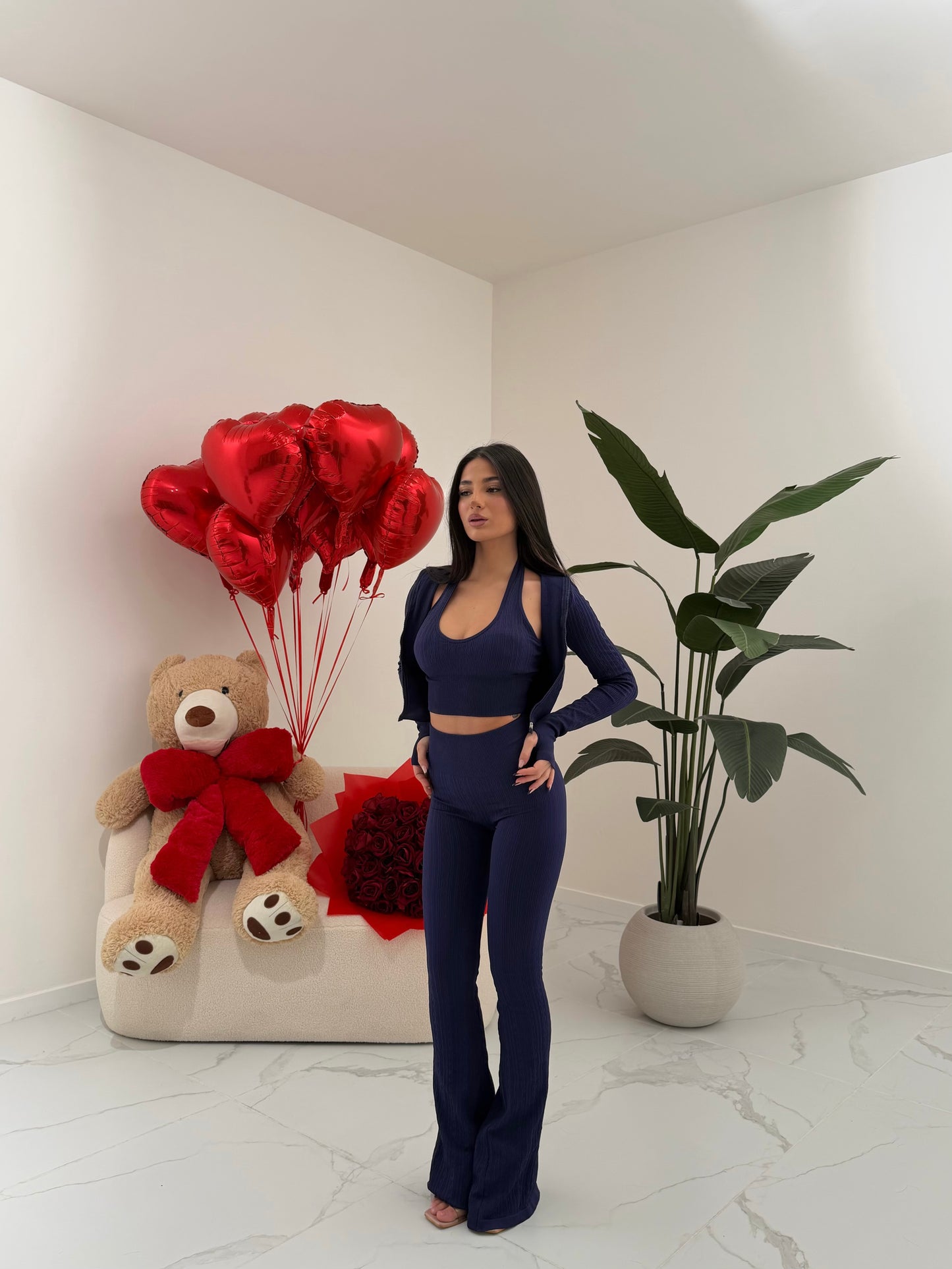 COORD SET COMFORT BLU NOTTE