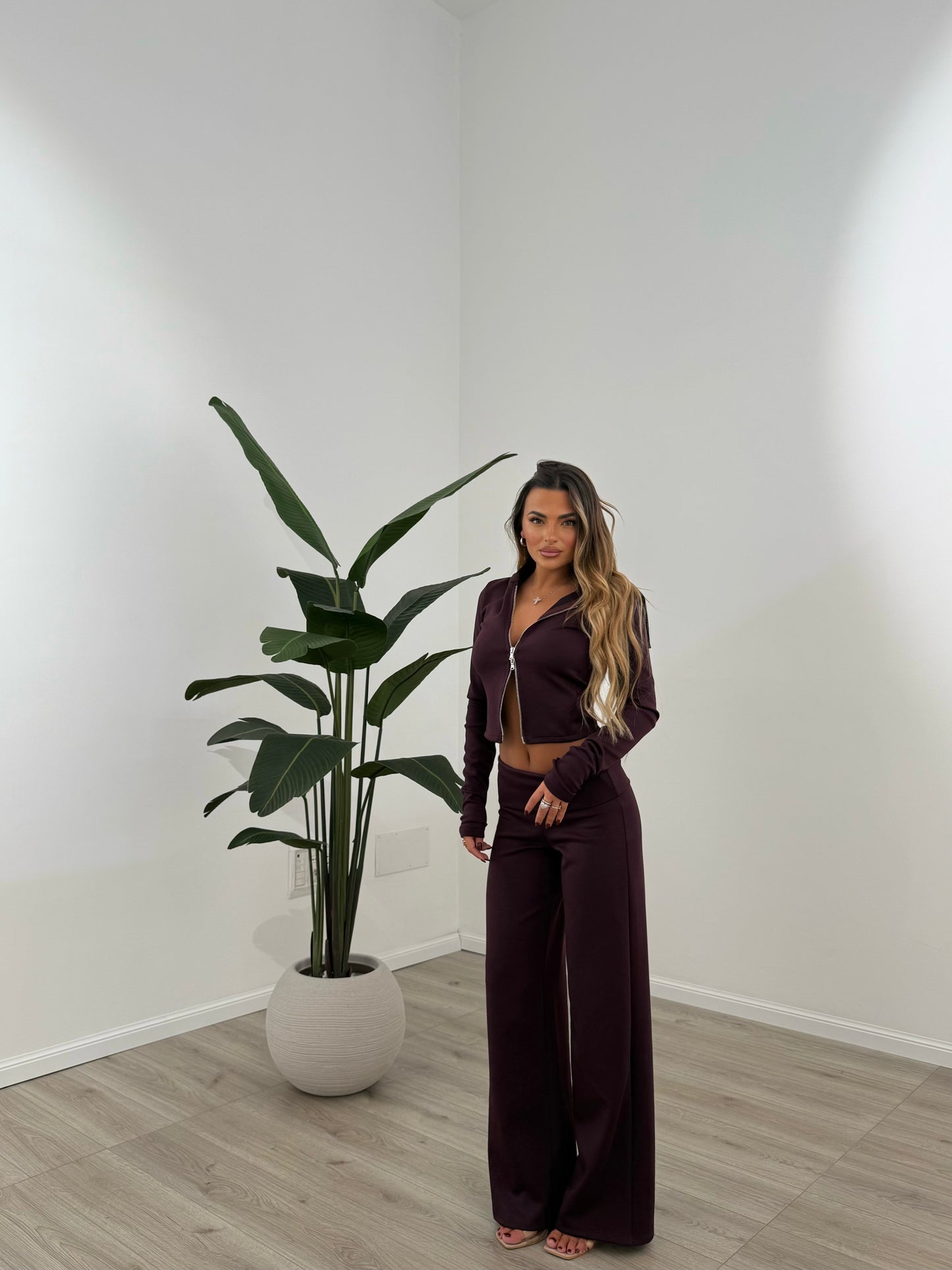 COORD SET COMFORT BORDEAUX