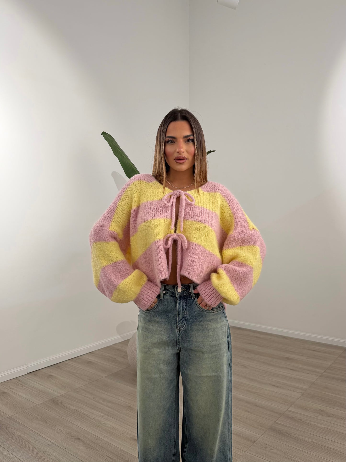 MAGLIONE FLAKE GIALLO