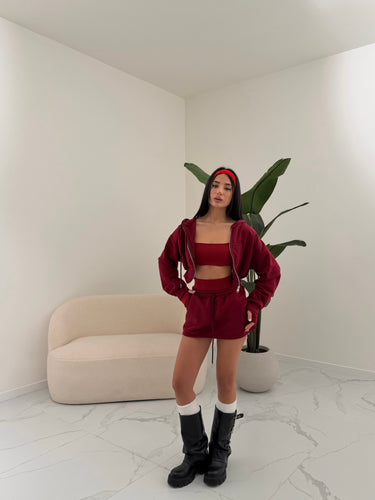 COORD SET MILLA BORDEAUX