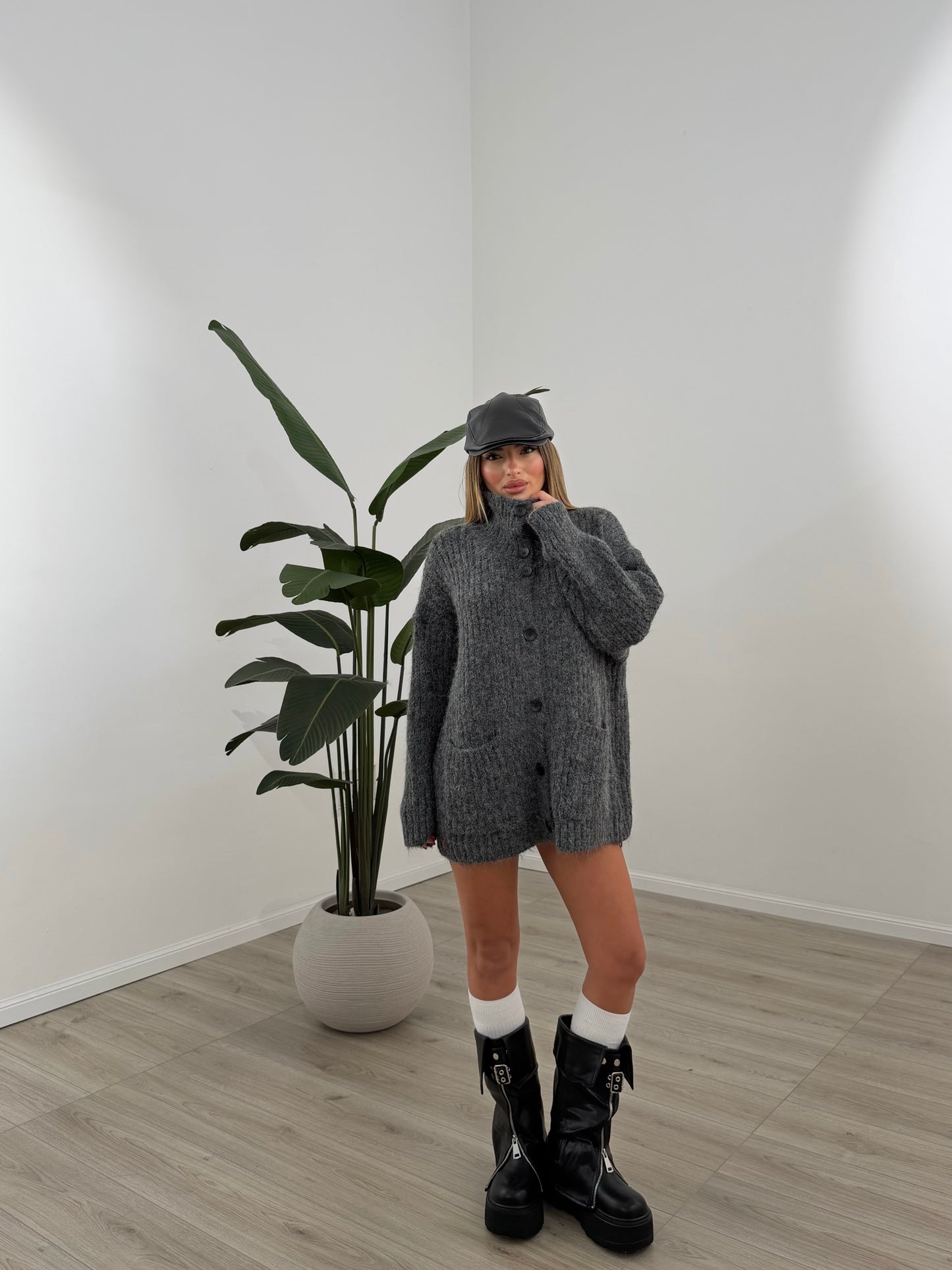 MAGLIONE LEYLA GRIGIO