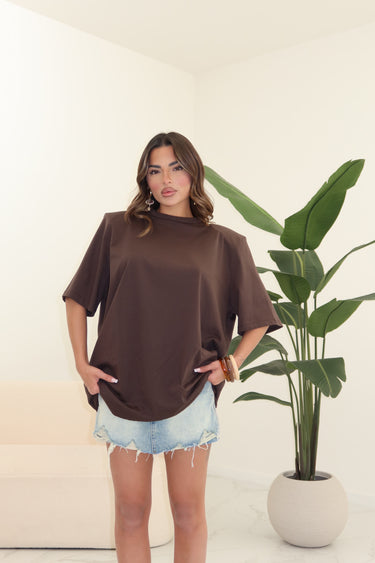 MAGLIA DEMETRA MARRONE