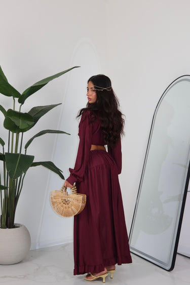 COORD SET TRUE BORDEAUX