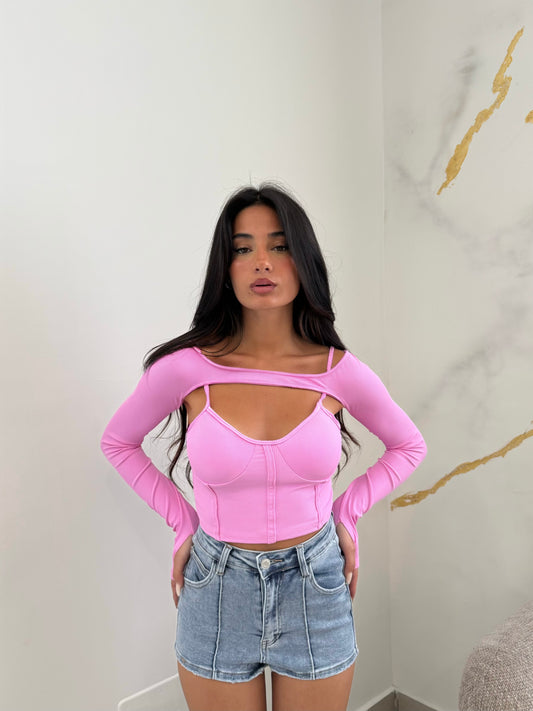 MAGLIA HELEN ROSA