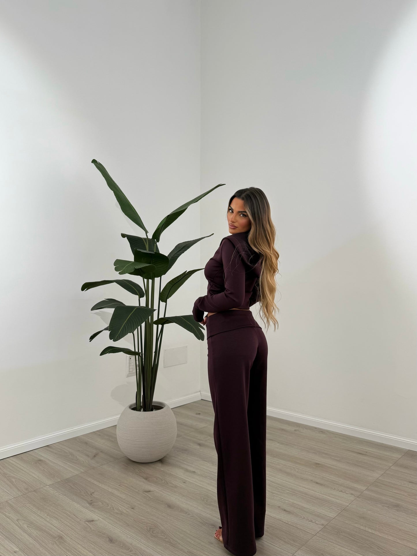 COORD SET COMFORT BORDEAUX