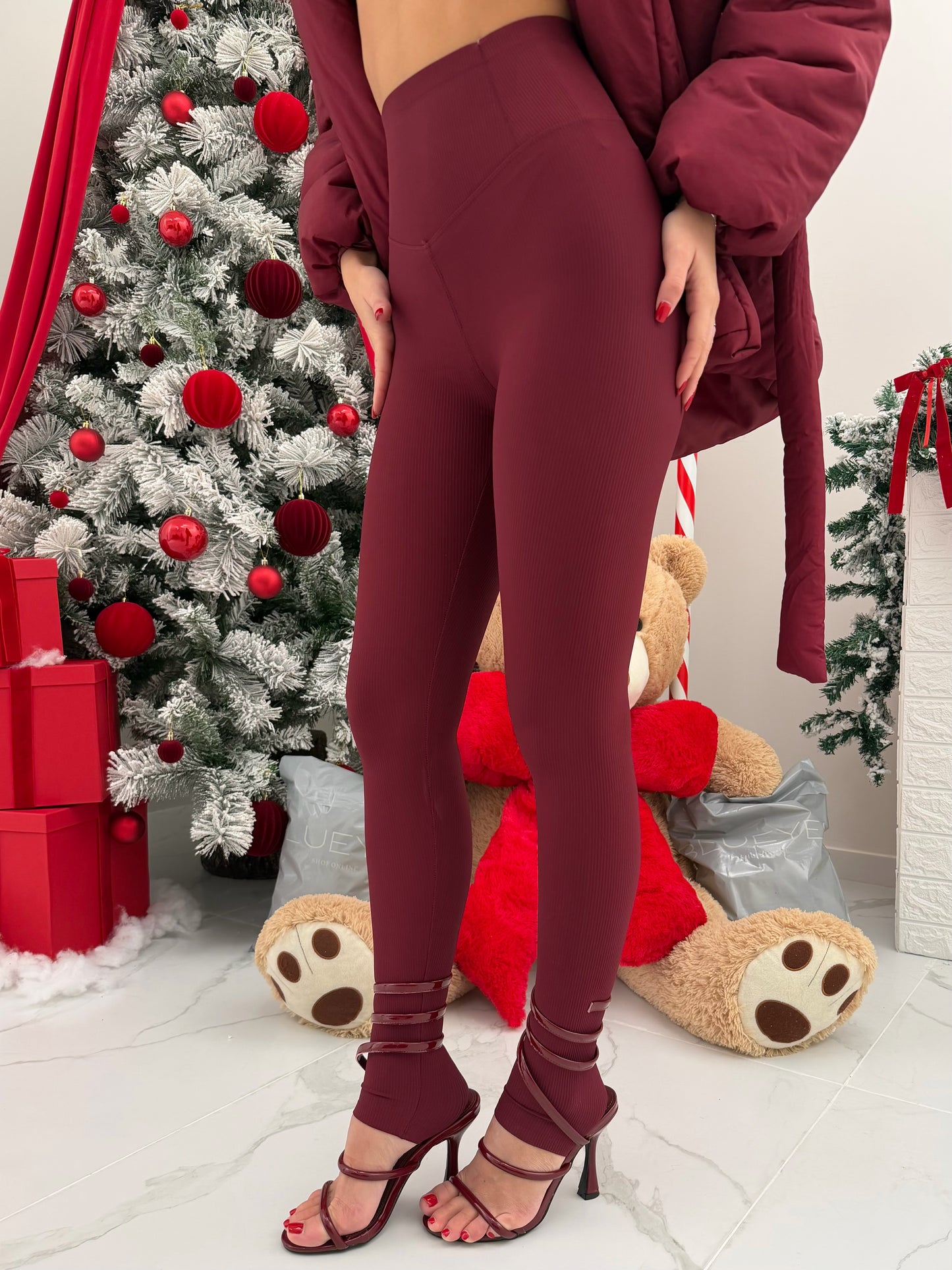 LEGGINS COSTINE BORDEAUX