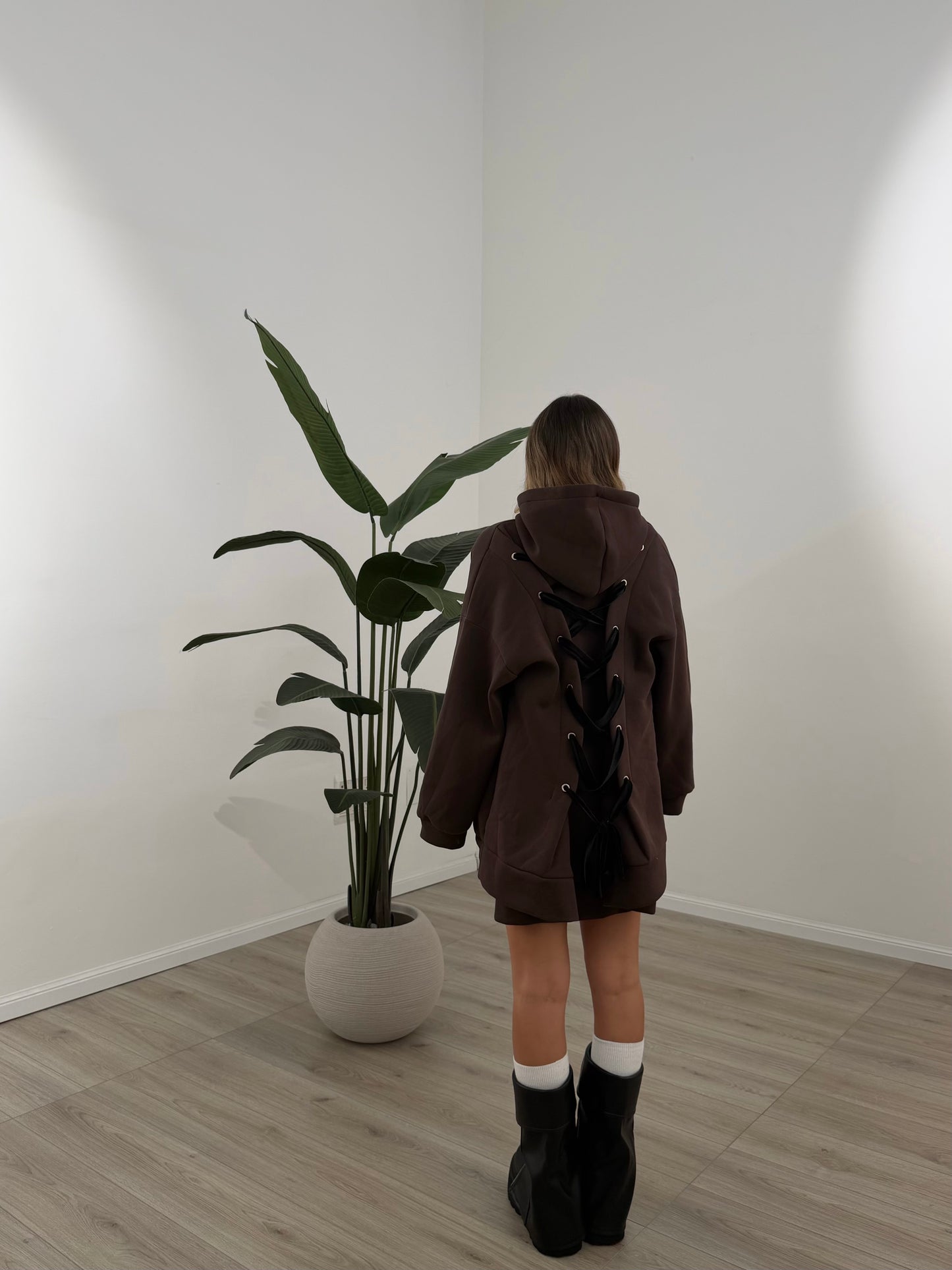 FELPONE DANGER MARRONE