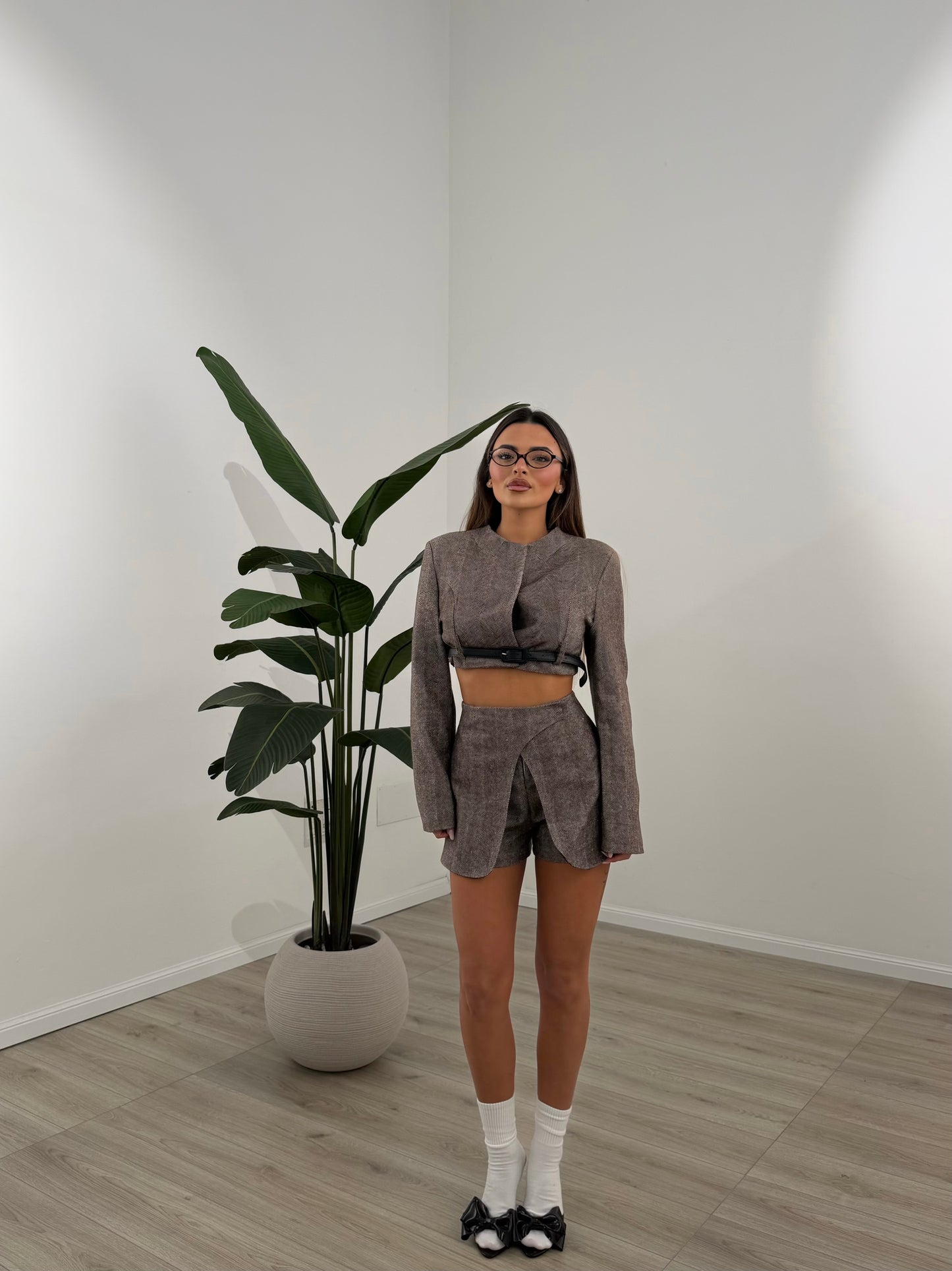 COORD SET ESTER MARRONE