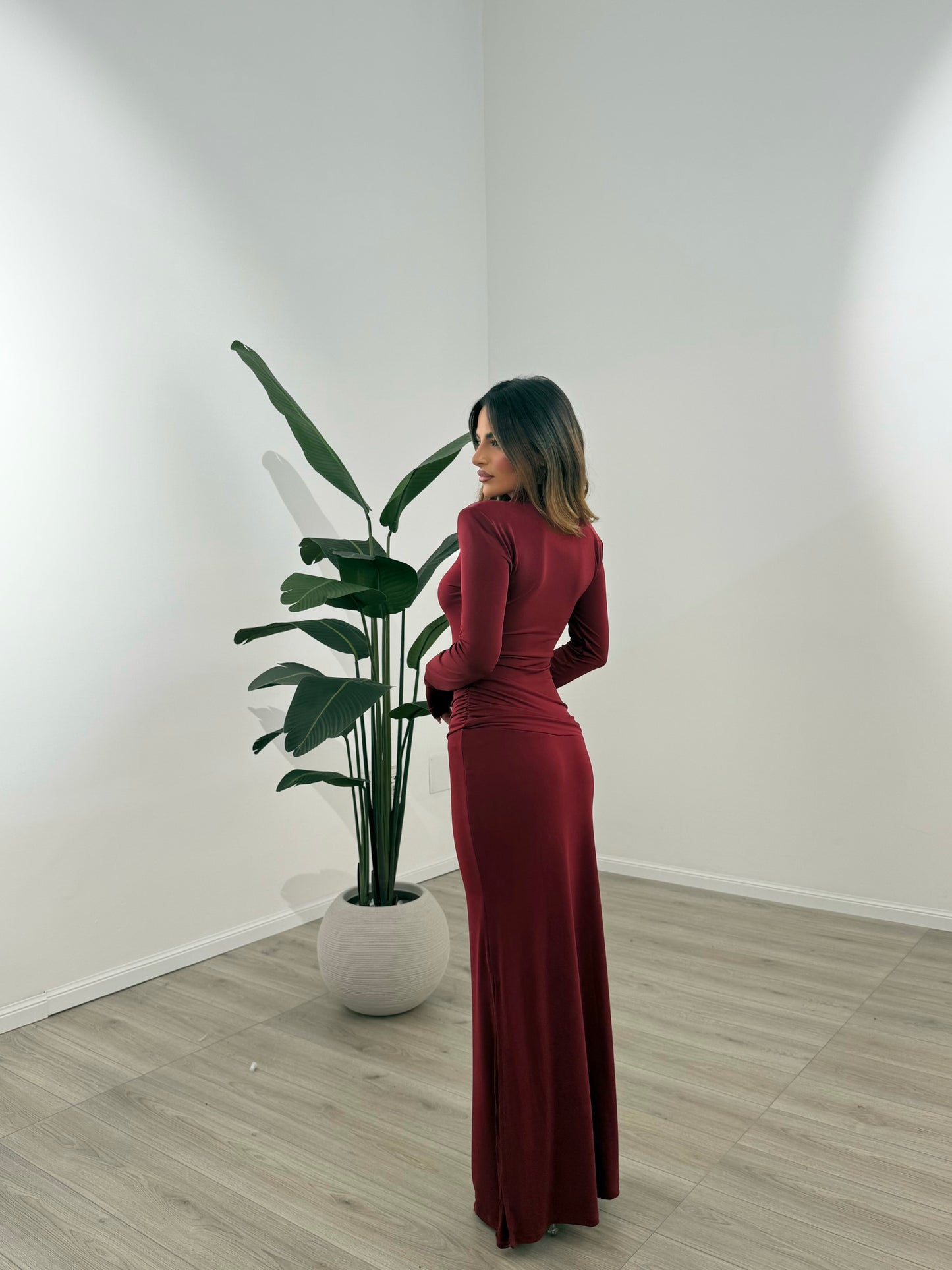 ABITO SERENA BORDEAUX