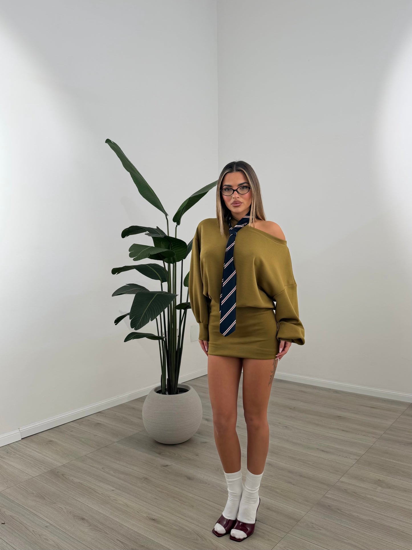 MINI DRESS REUNION VERDE