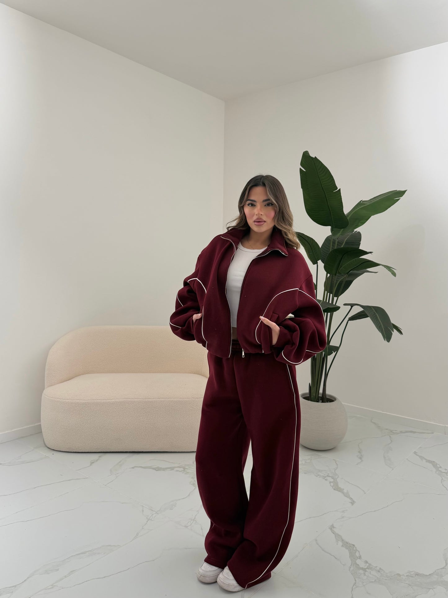 COORD SET NOHA BORDEAUX