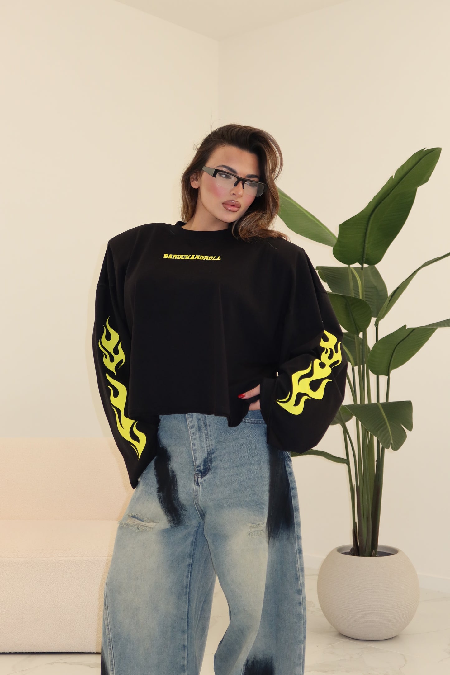 MAGLIA B&R FIRE NERA