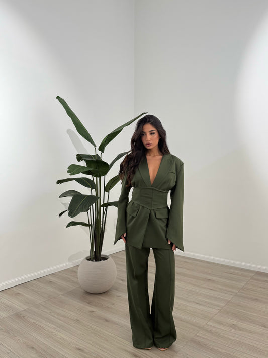 TAILLEUR BUSTIER VERDE