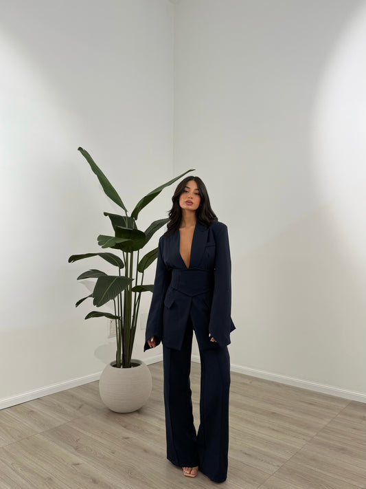 TAILLEUR BUSTIER BLU