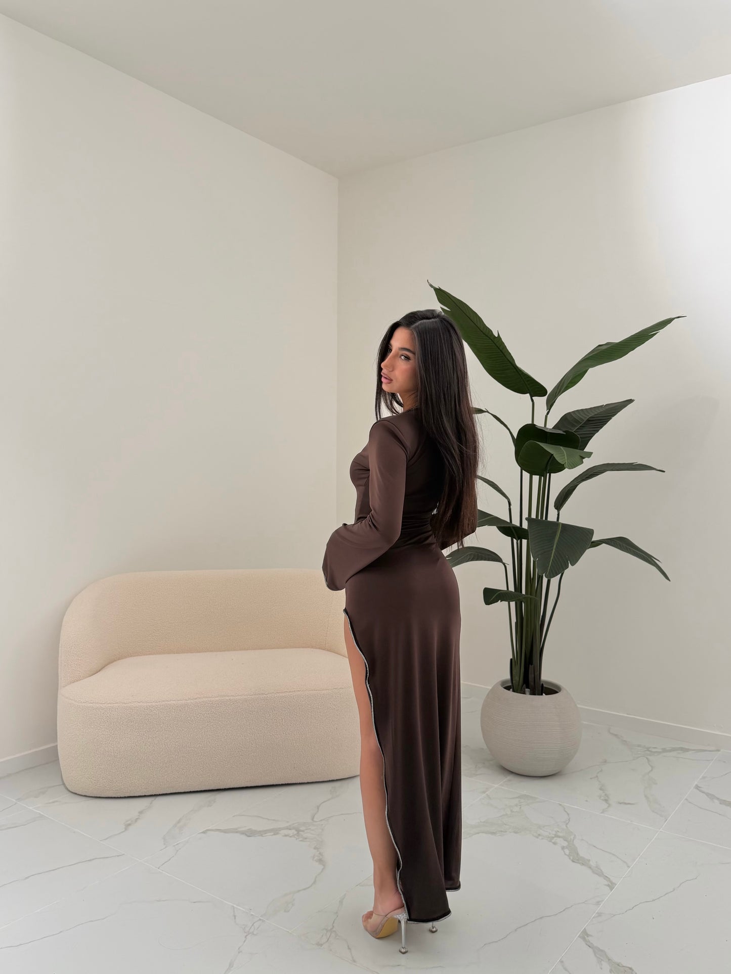 ABITO ENJOYMENT MARRONE