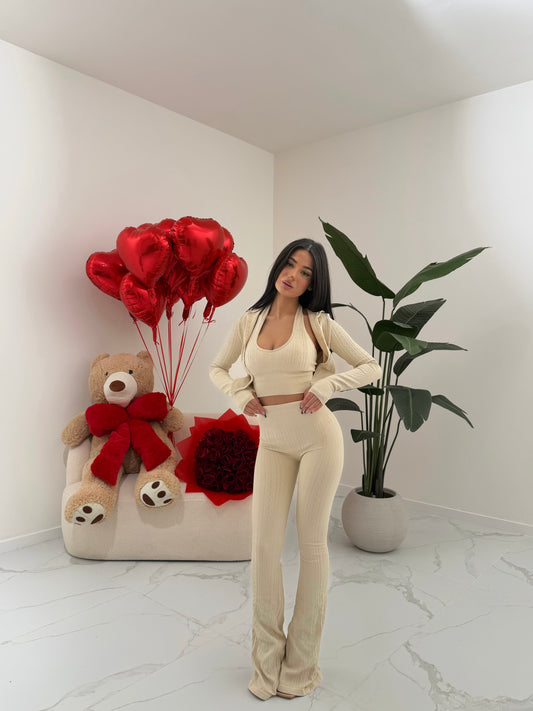 COORD SET COMFORT BEIGE