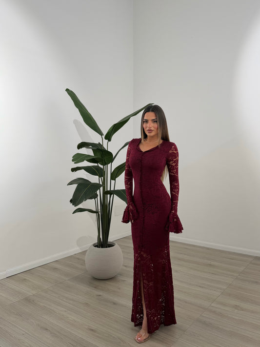 ABITO ANGELICA BORDEAUX