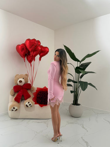MINI DRESS BRAZEN ROSA